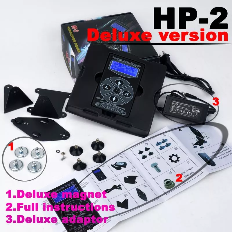 100% nguyên bản Bão HP-2 Hình xăm cung cấp năng lượng Hộp xanh