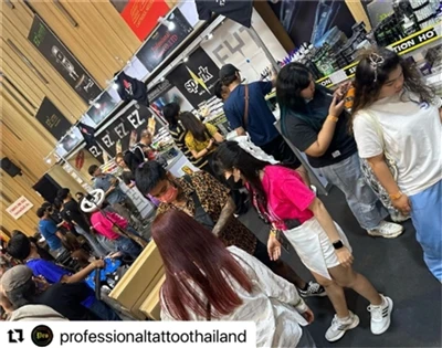 Tia lửa tại Triển lãm hình xăm Thái Lan