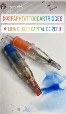 Dagas Tattoo từ Peru luôn làm việc cùng với #sparkcartridges