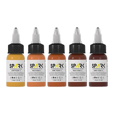 Bộ mực xăm tông màu da 1oz chuyên nghiệp tuân thủ EU REACH dành cho nghệ sĩ xăm hình & trang điểm vĩnh viễn