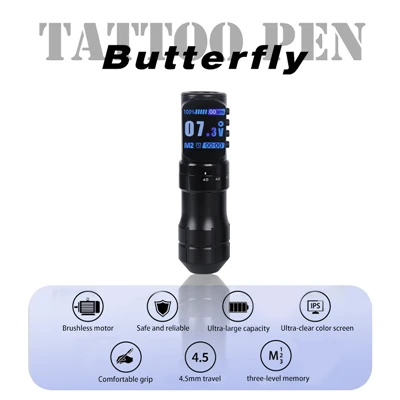 Súng xăm không dây với động cơ kim loại 2000mAh Nhật Bản Tuổi thọ pin dài