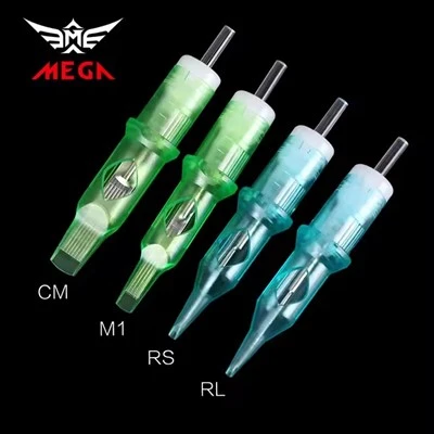 Hộp mực mega cao cấp hình xăm kim tiêm hình xăm dùng một lần