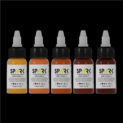 Bộ mực xăm tông màu da chai 1oz chuyên nghiệp - Tuân thủ EU REACH