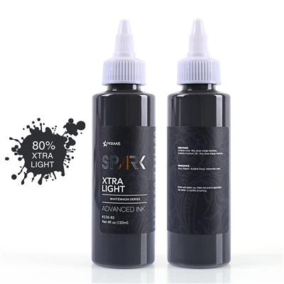 Bộ chuyên nghiệp 4OZ 120ml hữu cơ lâu dài-Mực xăm trắng lâu trôi dành cho hình xăm và nghệ thuật cơ thể