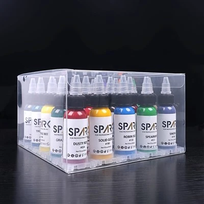 Spark 25 chai Tattoo Ink Set 1 oz 30 ml 25 Đếm mỗi bộ 66 màu để lựa chọn