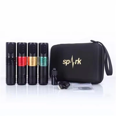 SPARK Factory Wholesale tùy chỉnh Stroke có thể điều chỉnh 1600mAh Tattoo Tattoo Tattoo Spun Wireless Machine