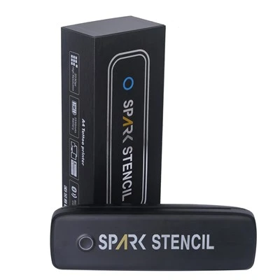 Spark Tạm thời di động có hiệu quả cao máy in hình xăm Bluetooth không dây cho vật liệu giấy nghệ thuật cơ thể