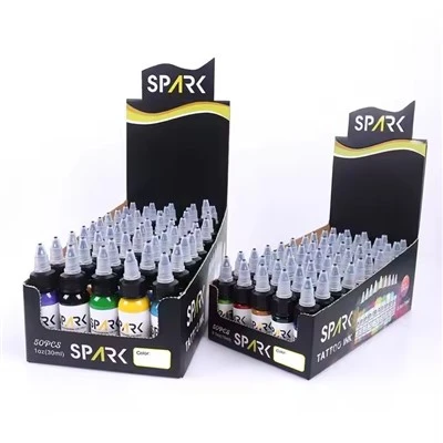 Spark High Quality EU Reach Compliance Tattoo Ink Black And White For Body Art Tattoo Pigment Ink Spark High Quality EU Reach Compliance Tattoo Ink Black And White For Body Art Tattoo Pigment Ink