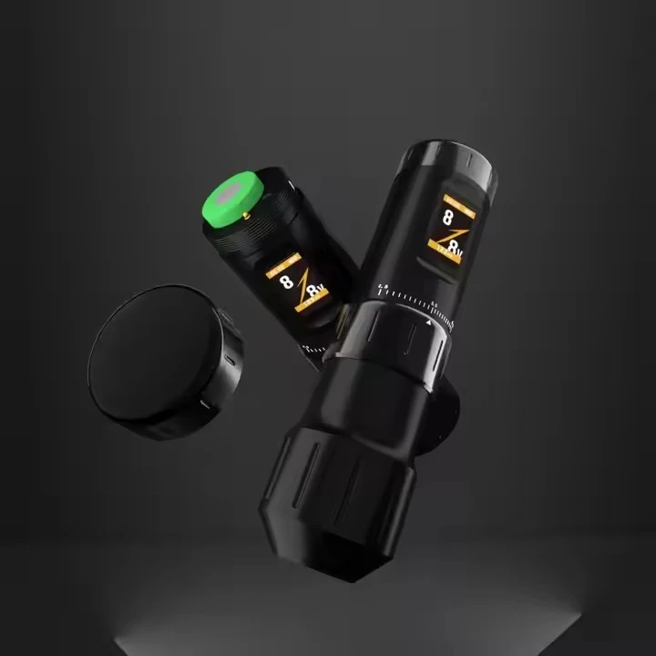 Spark New Arrival Dual Battery Rotary Electric Tattoo Pen Rechargeable Body Art Equipment Adjustable Stroke Permanent Electric