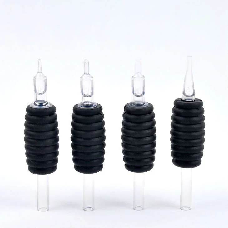 Disposable Tattoo Tubes With Clear Tips