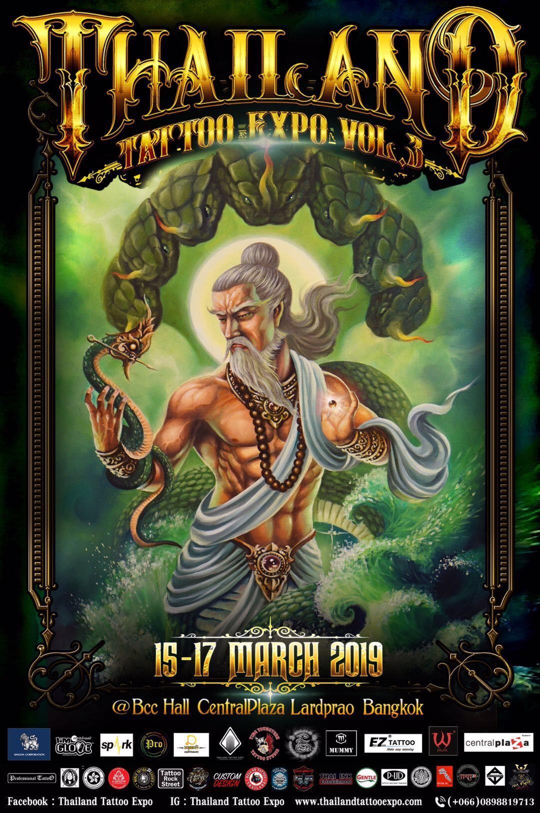 Nhà tài trợ Spark Tattoo Cartridge 2019 Thái Lan Expo Expo V3