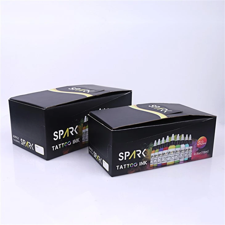 Bộ 50 màu Sắc tố Mực xăm Spark Bộ mực xăm chuyên nghiệp