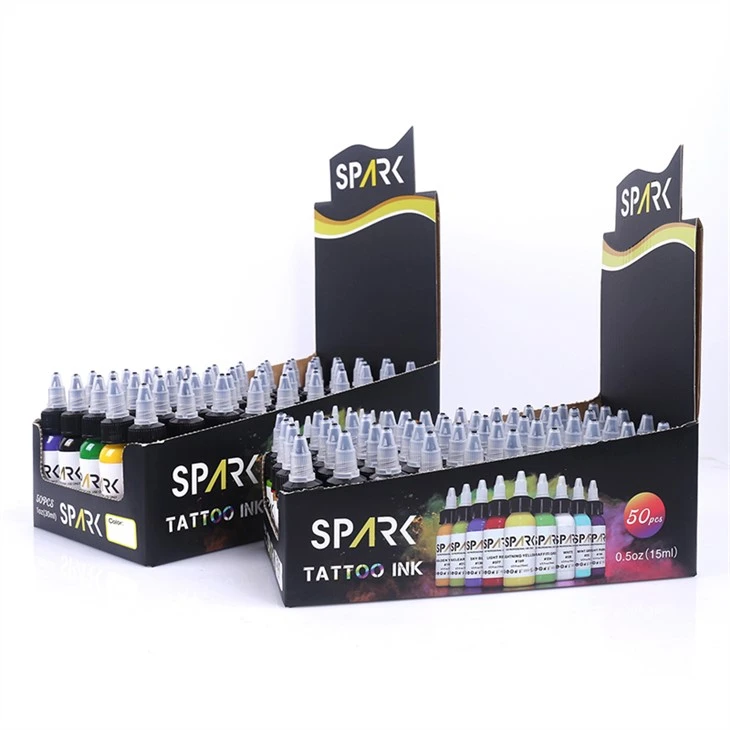 50 Bộ Màu Sắc Tố Mực Xăm Vegan Tattoo Ink Mực xăm 30ml
