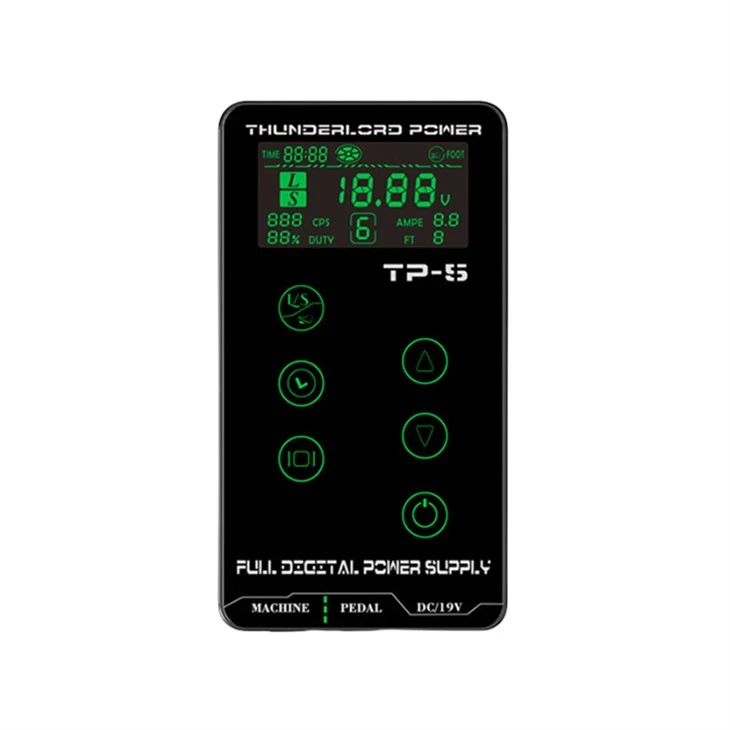 Dành cho máy xăm cuộn và quay LCD Nguồn cung cấp hình xăm Nguồn điện mini Hình xăm