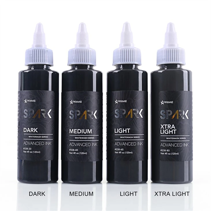 Mực xăm không chì Bộ rửa trắng Spark Tattoo Ink