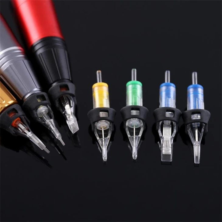 Phong cách mới Máy xăm kim Hộp mực hình xăm Kim tròn cho nguồn cung cấp hình xăm