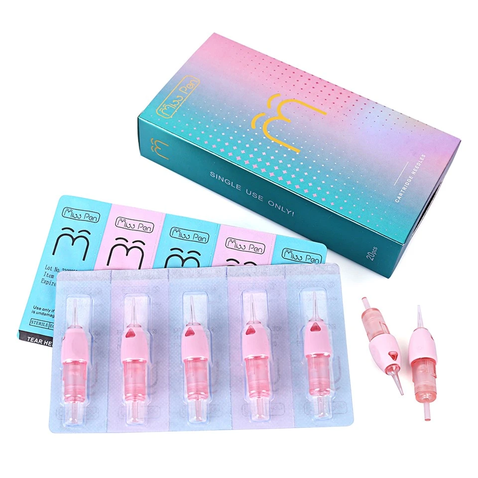 Mới nhất 20 cái/hộp SPARK Misspen PMU Cartridge Dùng một lần Vô trùng Tattoo Needle Eyebrow Cartridge