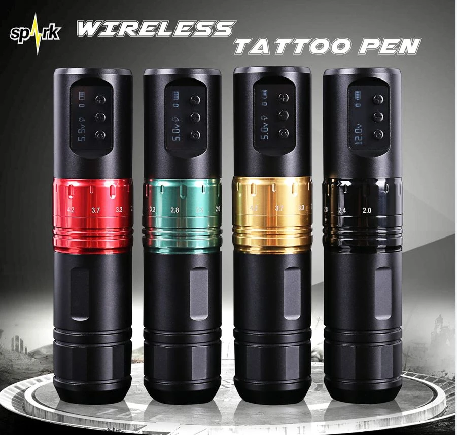 Mới nhất Spark Wireless Động cơ không chổi than chất lượng cao Máy xăm cho hình xăm nghệ thuật cơ thể