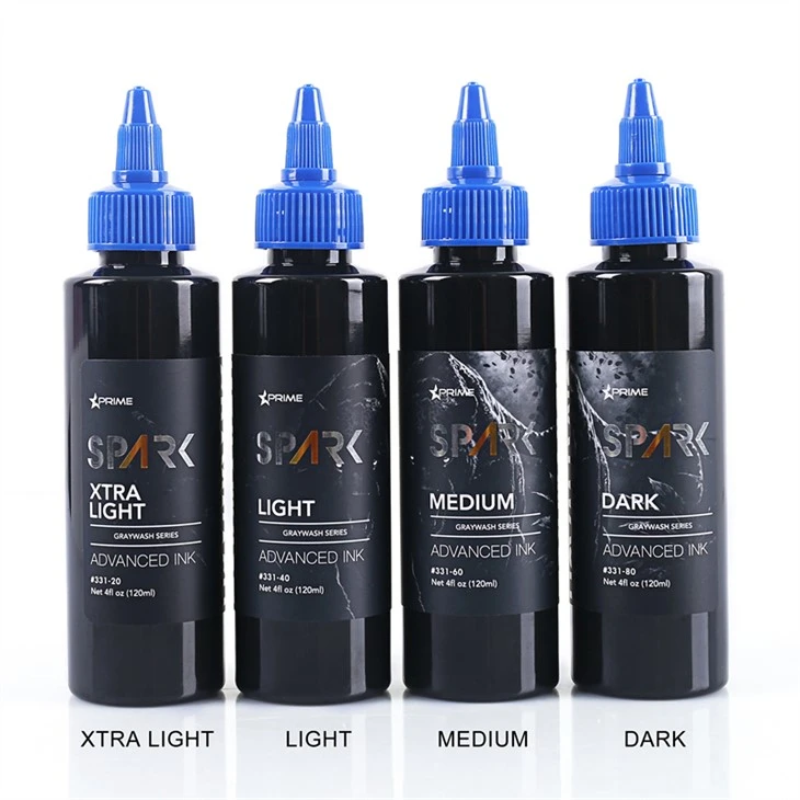 Sắc tố mực xăm Graywash Vegan Tattoo Ink Mực xăm 4OZ