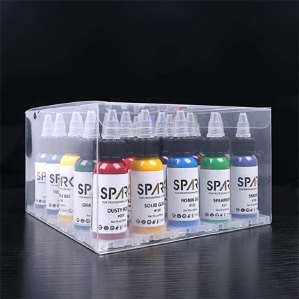 Bộ 25 màu Mực xăm chuyên nghiệp Bộ mực xăm màu Spark