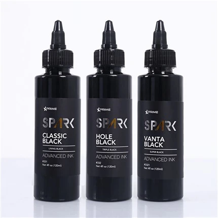 4OZ Classic Black Hole Black Vanta Black Spark Tattoo Ink Mực xăm đen