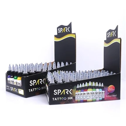50 Bộ Màu Sắc Tố Mực Xăm Vegan Tattoo Ink Mực xăm 30ml
