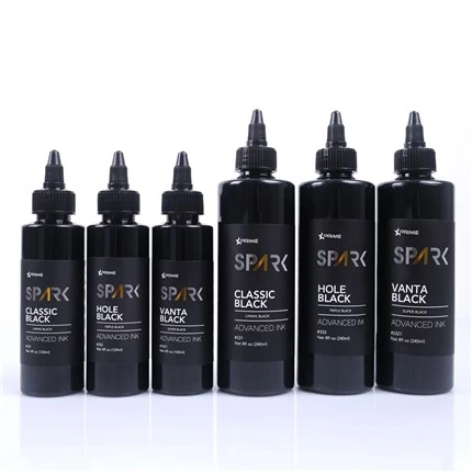 8OZ Black Ink Series Hole Black Triple Black Spark Tattoo Ink Chì hình xăm không chứa chì