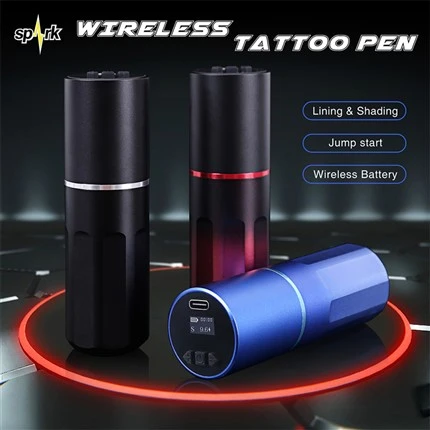 Máy xăm không dây động cơ không chổi than Spark Bút xăm không dây Spark cho nghệ thuật cơ thể