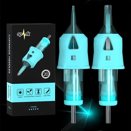 SPARK Hộp mực Hình xăm Kim trang điểm vĩnh viễn 0,30mm RL RS M1 RM cho máy quay máy quay Bút hình xăm hộp mực