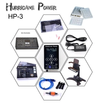 Nguồn cung cấp hình xăm cơn bão Thiết bị điện hình xăm Nguồn cung cấp hình xăm kỹ thuật số