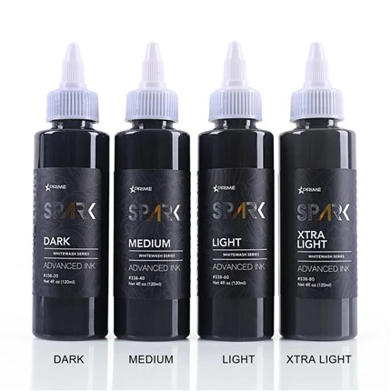 Mực xăm không chì Bộ rửa trắng Spark Tattoo Ink