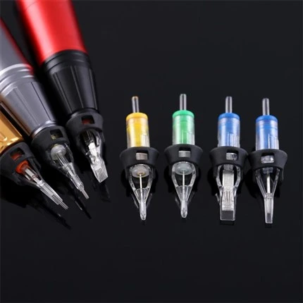 Phong cách mới Máy xăm kim Hộp mực hình xăm Kim tròn cho nguồn cung cấp hình xăm