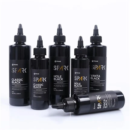 Super Black 8OZ Black Ink Series Vanta Black Spark Tattoo Ink Bộ mực xăm
