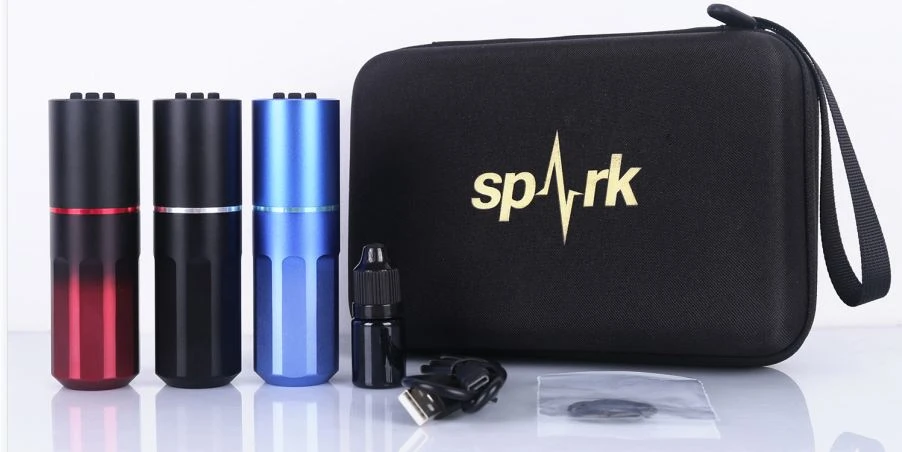Spark Mới nhất Động cơ không chổi than Pin không dây chuyên nghiệp Bút máy xăm