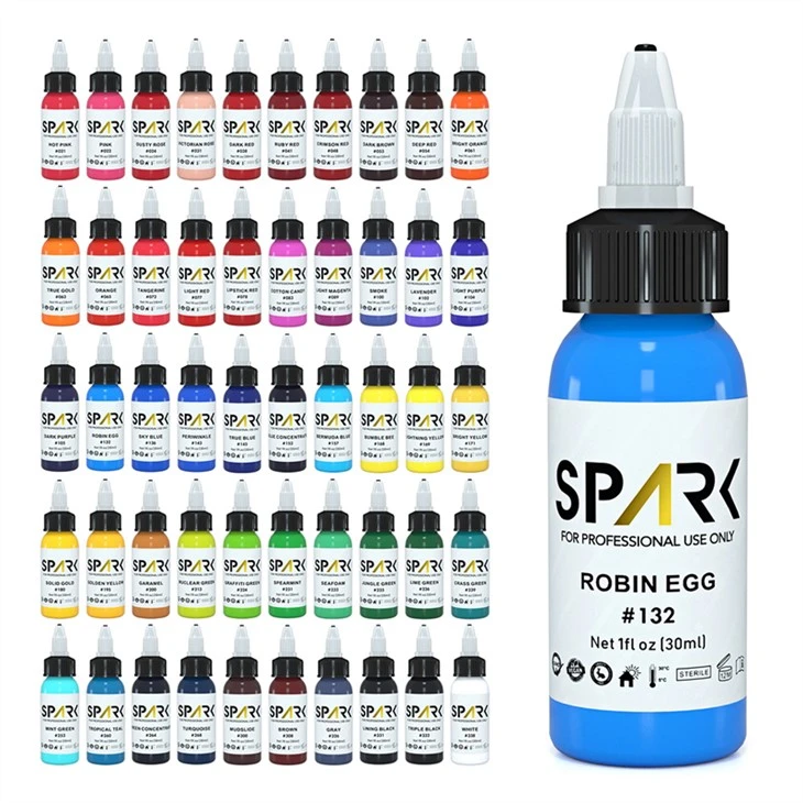 Bộ Mực Xăm Spark Màu Mực Xăm Chuyên Nghiệp