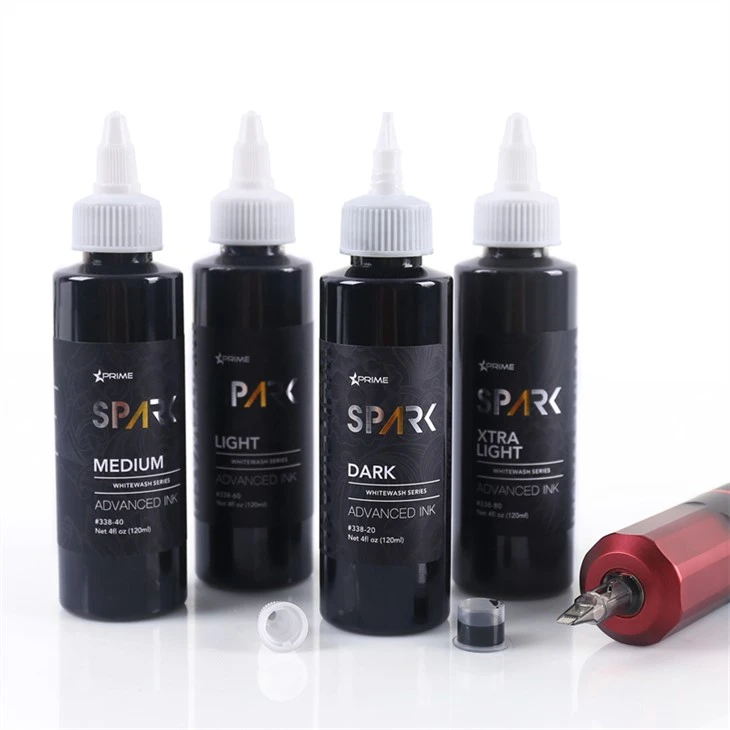 Tia lửa Hình xăm Mực Thuần chay Hình xăm Mực Trắng Rửa Bộ