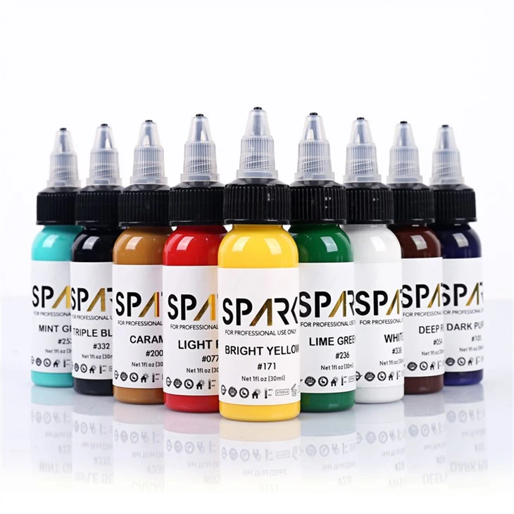 Mực xăm Real Dark Gloss Black Spark Tattoo Ink