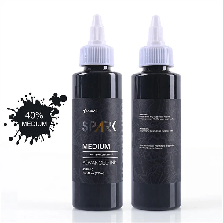 Bộ mực xăm Bộ mực xăm thuần chay Bộ rửa trắng Spark Tattoo Ink
