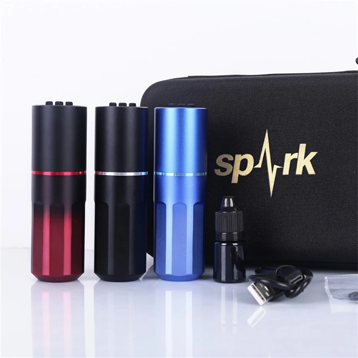Máy xăm Spark Máy xăm không dây Nguồn cung cấp hình xăm cho nghệ thuật cơ thể