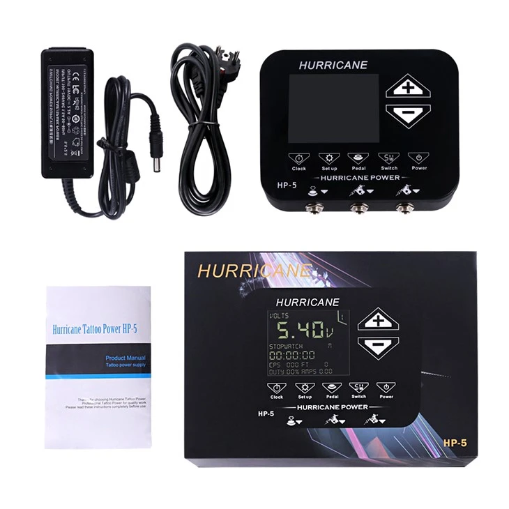 NEW Hurricane Tattoo Power Supply HP-5