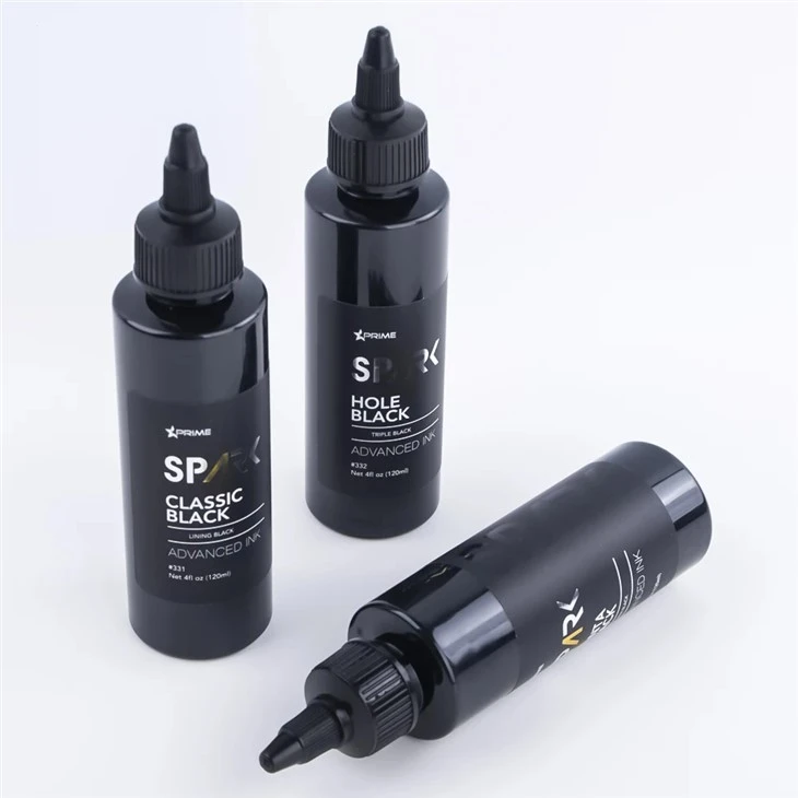 Black Light Tattoo Ink Triple Black 8OZ Hole Black Black Ink Series Spark Tattoo Ink Bộ mực xăm