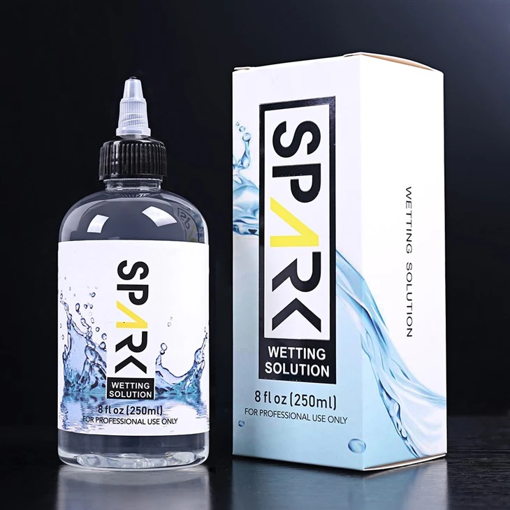 Dung dịch làm ướt hình xăm Spark 240ML 8OZ gốc Giải pháp trộn hình xăm Spark Mực xăm Spark