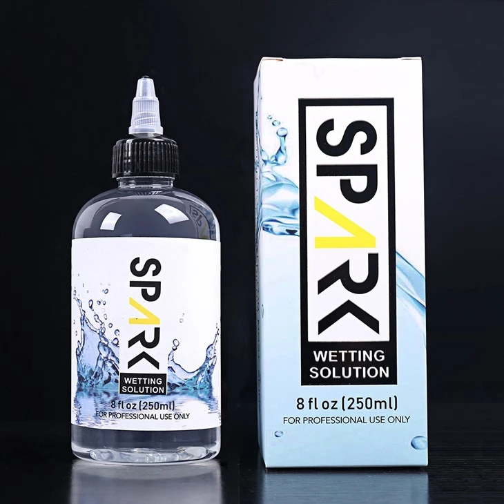 Giải pháp làm ướt hình xăm Spark 240ML 8OZ chuyên nghiệp Giải pháp trộn hình xăm Spark Ink Ink Spark