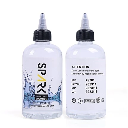 8OZ 240ML Giải pháp làm ướt hình xăm Spark Giải pháp trộn hình xăm Spark Ink Tattoo Ink